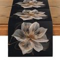Axyaa Floral Translucent Flowers Table Runner for Elegant Home Decor & Event Centerpieces.