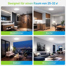 Axyaa Modern 48W LED Ceiling Light for Home Decor Living Room Bedroom Kitchen