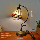 Axyaa Tiffany Agate Stone Table Lamp - Mediterranean Home Decor Luminaria
