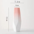 Nordic Pink Plastic Vase by Axyaa - Modern Home Decor & Floral Storage