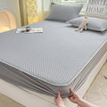 Axyaa Cooling Mattress Cover: Smooth Fiber, Breathable Flat/Fitted Sheet, Skin-friendly