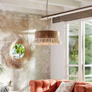 Axyaa Bohemian Hemp Rope Chandelier Pendant Lamp Light