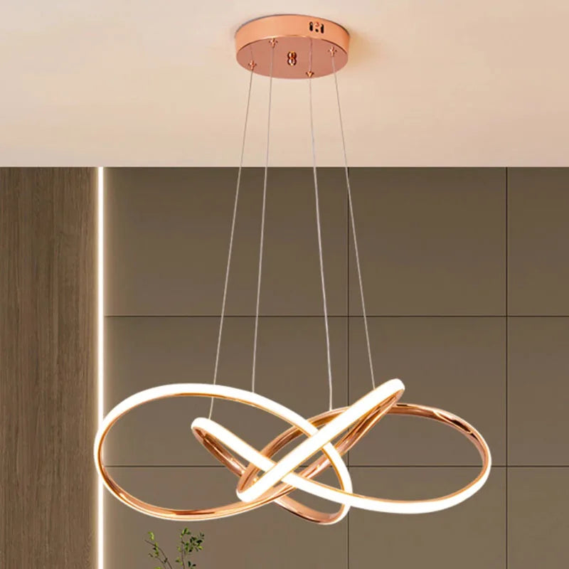 Axyaa LED Chandelier Pendant Light Modern Dining Room Ceiling Lamp