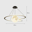 Axyaa Modern Pendant Light Chandelier for Dining Room, LED Ceiling Lamp