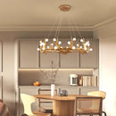 Axyaa Modern Light Luxury LED Chandelier for Living Room Décor