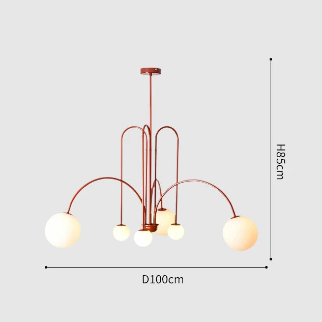 Axyaa Nordic Pendant Light: Minimalist Design for Living Room, Restaurant, Cafe, Clothing Store