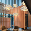 Axyaa Acrylic Flower Chandelier Pendant Light for Dining Bedroom Kitchen