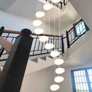 Axyaa LED Pendant Light Chandeliers for Living Room Staircase Indoor Lighting