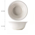 Axyaa Ceramic Fruit Basin: Stylish Large Vegetable Bowl for Home, Solid Color Clayware
