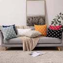Axyaa Cotton Linen Cushion Cover Set for Modern Home Decor