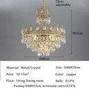 Axyaa Modern Luxury LED Chandelier for Living Room Ceiling Light