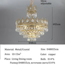 Axyaa Modern Luxury LED Chandelier Ceiling Light Fixture for Elegant Living Room Decor