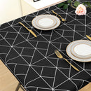Axyaa 30x72inch Elastic Waterproof Rectangle Table Cover for Home Party & Outdoor