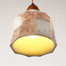 Axyaa Wabi-sabi Cement Pendant Lamp Nordic Design Chandelier Bedside Foyer Dining Room