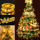 Axyaa Silver Ribbon Fairy Lights: Christmas Tree & Home Party Decoration