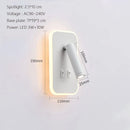 Axyaa LED Wall Lamp USB Charging Minimalist Bedroom Reading Light