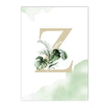 Axyaa Jungle Animals Custom Name Wall Art Poster Canvas Painting Nursery Decor