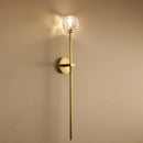 Axya Crystal LED Wall Lamp: Modern Bedroom Living Room Decor Sconce Lighting