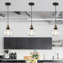 Axyaa Loft Vintage Glass Pendant Industrial Ceiling Chandelier