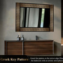 Axyaa Geometric Pattern PVC Wall Border Stickers- Original DIY Design