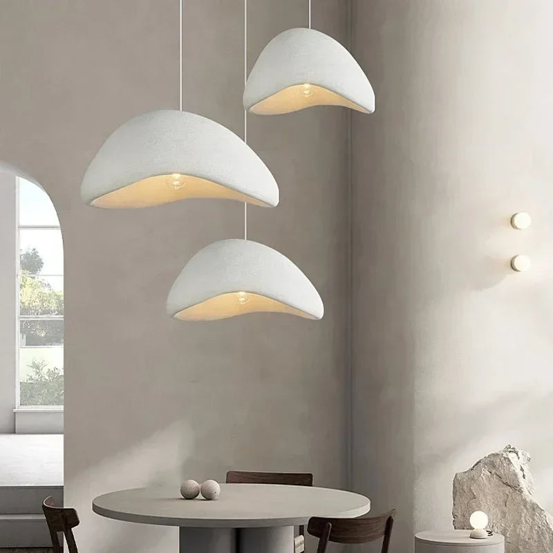 Axyaa Wabi Sabi LED Pendant Light for Home Decor, Chandelier, and Bedroom Fixtures