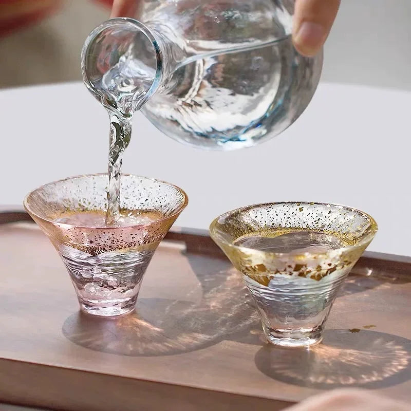 Axya Mount Fuji Glass Tea Cup Set