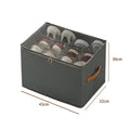 Axyaa Shoe Storage Box Organizer – Foldable, Dustproof, Multifunctional, Space-saving