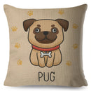 Axyaa Cartoon Cat Cushion Cover 45x45cm