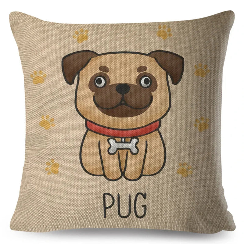 Axyaa Cartoon Cat Cushion Cover 45x45cm