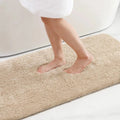 Axyaa Shaggy Bath Mat Soft Plush Non-Slip Absorbent Washable Carpet