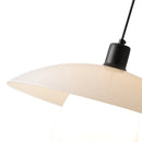Axya Modern Nordic Glass Chandelier in Milk White for Living Room & Bedroom