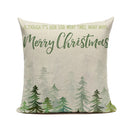 Axyaa Linen Christmas Decorative Cushion Covers for Modern Home Decor