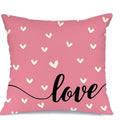 Axyaa I LOVE YOU Pillowcase; Sweet & Romantic Design for Home Decor