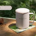 Axyaa Stainless Steel Vacuum Flask Cold&Hot Cup Handle Thermal Travel Mug