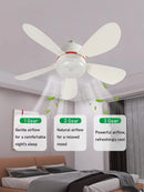 Axyaa Low Noise Ceiling Fan Chandelier for Home Decoration