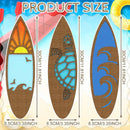 Axyaa Beach Surfboard Wall Hanging Decor Set | Summer Hawaiian Room Aesthetics