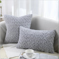 Axyaa Luxury Fluffy Fur Pillow Cover Modern Home Decorative Cushions