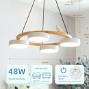 Axyaa Nordic Style Wood Bird Pendant Light for Living Room and Bedroom