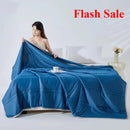Axyaa Summer Cool Quilt Cold Silk Solid Color Single Double Air Conditioner Quilt