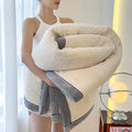 Axyaa Double Layer Fleece Blanket: Soft & Cozy Bedspread for Winter