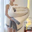 Axyaa Double Layer Fleece Blanket: Soft & Cozy Bedspread for Winter
