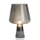 Axyaa Nordic Cement LED Glass Desk Lamp for Home Decor, E27 Lighting Fixtures
