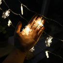 Fairy Light Snowflake LED String Light - Axyaa Christmas Decoration