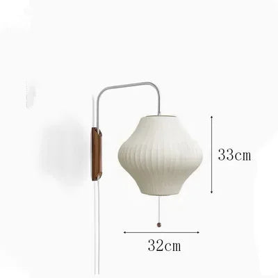Axyaa Silk Wall Lamp for Elegant Room Decor