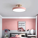 Axyaa Modern Macaron LED Ceiling Light - Dimmable Nordic Decor for Home & Office
