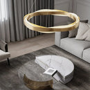Axyaa Nordic LED Pendant Light Chandelier for Bedside Living Room Dining Bar