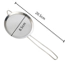 Axyaa Stainless Steel Flour Sieve Colander with Long Handle