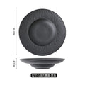 Axyaa Premium Straw Hat Stone Plate Set for Soup and Dessert