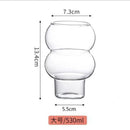 Axyaa Gourd Cocktail Glass Clear Wine Champagne Drinking Cup Bar Home Drinkware
