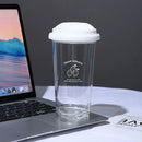 Axyaa Korea Tritan Iced Coffee Cup - Transparent Office Water Bottle